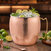 Thumbnail image #3 for 192 oz Hammered Copper Moscow Mule Mug with Handle