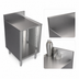 Thumbnail image #4 for BK Resources Well Series Stainless Steel Underbar Cabinet with Adjustable Legs, 24 x 21 Inches