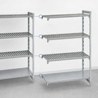 Thumbnail image #4 for Cambro Camshelving® Premium CPA243064VS4480 Polymer Shelving Add-On Unit, 30"W x 24"D x 64"H, 4-Tier, 3 Vented + 1 Solid Shelves