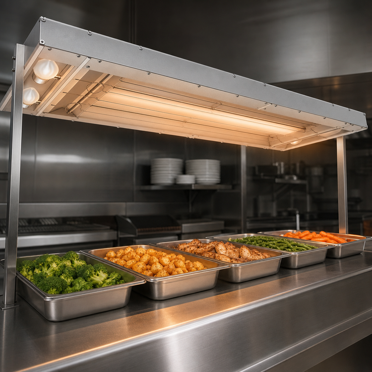 Product image #3 for Hatco Glo-Ray® GRAM-72 72-Inch Unlighted Infrared Strip Heater with Metal Heating Rod