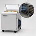 Thumbnail image #3 for Turbo Air PRO Series 28-Inch One-Section Sandwich/Salad Prep Table with Glass Lid, Rear-Mount Self-Contained Refrigeration, 8 Pans, 1 Door
