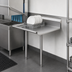 Thumbnail image #3 for Straight Clean Dish Table, 36 x 30 Inches, 9-Inch Backsplash