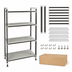 Thumbnail image #3 for Cambro Camshelving Elements XTRA 4-Shelf Solid High Density Top Rail Stationary Starter Unit, 21