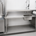Thumbnail image #3 for Advance Tabco 59-Inch Straight Left Soil Dishtable with Pre-Rinse Sink, 10-1/2-Inch Backsplash, 16 Gauge 304 Stainless Steel