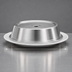 Thumbnail image #3 for Vollrath Round Stainless Steel Satin Finish Plate Cover for 10-15/16 to 11-Inch Plates