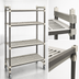 Thumbnail image #3 for Cambro Camshelving Elements XTRA High Density Top Rail Mobile Starter Unit, 24 x 36 x 80 Inches, 4-Shelf Vented, Speckled Gray