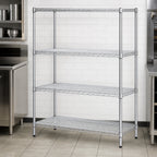Thumbnail image #3 for Metro Super Erecta N456C Chrome Wire Shelving Starter Unit, 48"W x 21"D x 63"H, 4 Shelves, 4 Posts