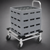 Thumbnail image #3 for Metro Aluminum Platform Single-Stack Cup/Glass Rack Dolly for 20 x 20 Inch Racks