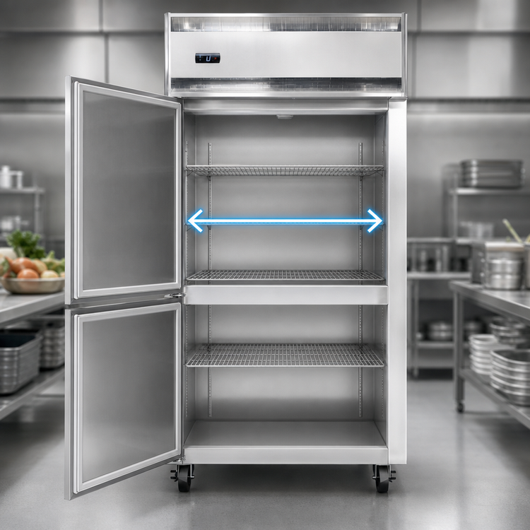 Product image #3 for Continental Refrigerator 1FXNPTHD One-Section Extra-Wide Pass-Thru Freezer