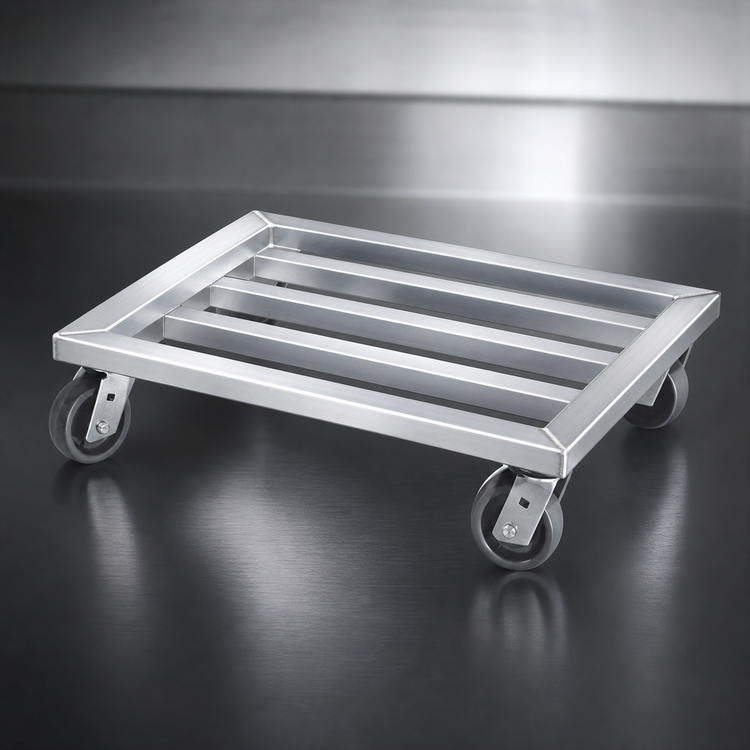 Product image #3 for Channel Manufacturing MD2454 Tubular Aluminum Mobile Dunnage Dolly, 54 x 24 x 8 Inches, 1,200 lb. Capacity