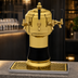 Thumbnail image #3 for Glastender Zeus 3-Faucet Countertop Draft Dispensing Tower, Polished Brass Finish