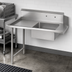 Thumbnail image #3 for John Boos Pro-Bowl Straight Soiled Dishtable with Pre-Rinse Sink Bowl, 60 x 30 Inches, Left-to-Right Operation