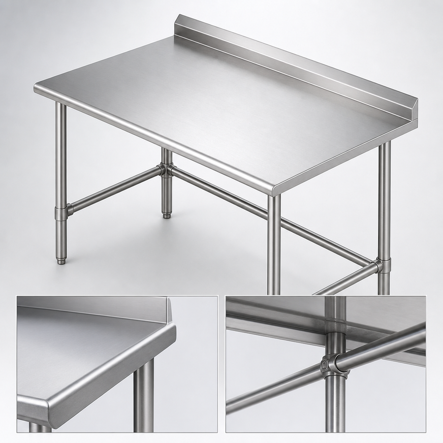 18/400 Stainless Steel Reinforced Top