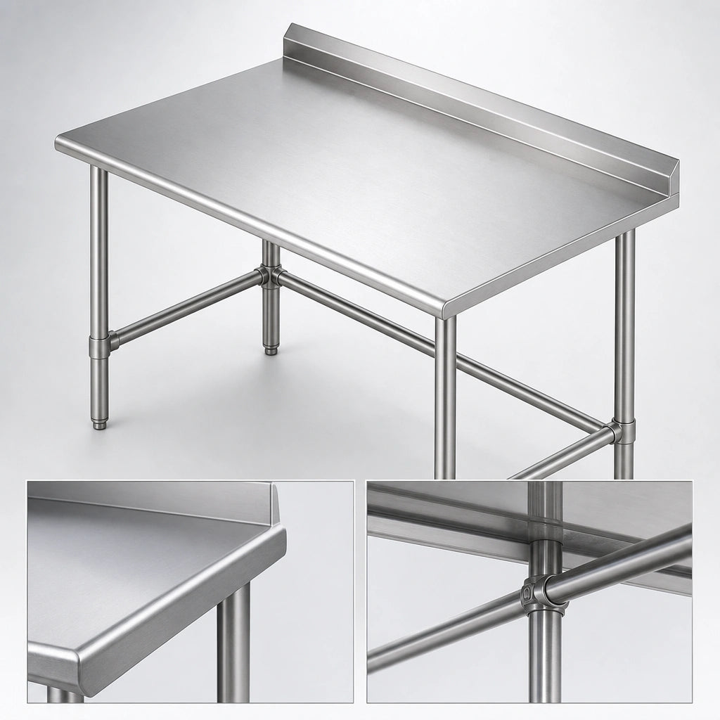 18/400 Stainless Steel Reinforced Top