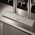 Thumbnail image #3 for Perlick C18000 Series 63-Inch Surface-Mount Stainless Steel Drip Tray with Glass Rinser for Brew Pipe Towers