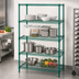 Thumbnail image #3 for Quantum Green Epoxy Antimicrobial Stationary Wire Shelving Starter Kit, 24