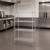 Thumbnail image #3 for Metro Super Erecta 36-Inch W x 21-Inch D x 74-Inch H Stationary Starter Wire Shelving Unit with 5 Shelves, Super Erecta Brite Finish