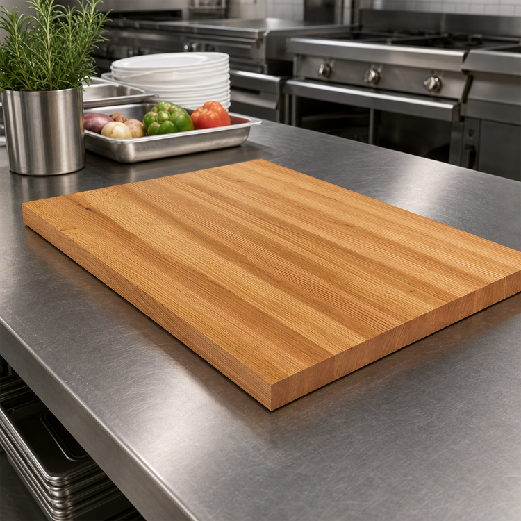 Product image #3 for John Boos Appalachian Red Oak Edge Grain Kitchen Countertop, 132 x 25 x 1-1/2 Inch, Oil Finish