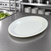 Thumbnail image #3 for Sierrus White Oval Melamine Standard Platter, 9-1/2 x 7-1/4 Inch