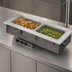 Thumbnail image #3 for Vollrath Short-Side 2-Pan Drop-In Hot Well with Marine-Grade 316 Stainless Steel Wells, 120V, Infinite Controls