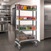 Thumbnail image #3 for Cambro Camshelving Elements XTRA 4-Tier High Density Mobile Starter Unit, 21 x 48 x 70-1/4 Inches, Vented, Speckled Gray