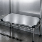 Thumbnail image #3 for Quantum 2454SS Solid Shelf, 54"W x 24"D, 304 Stainless Steel, Marine Edge, 400 lb Capacity