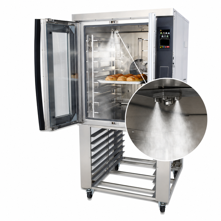 Product image #3 for Jet-Air JA8X Electric Full-Size Convection Oven, 8-Pan Capacity, Integrated Steam Injection