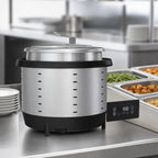 Thumbnail image #4 for Vollrath Mirage® 74701D 7-Qt Drop-In Dry-Operation Induction Rethermalizer with Hinged Cover and Digital Controls
