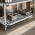 Thumbnail image #3 for MetroMax i Heavy-Duty Open Grid Dunnage Shelf, 60 x 24 Inches