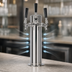 Thumbnail image #3 for Three-Faucet Air-Cooled Countertop Draft Beer Tower, Polished Stainless Steel