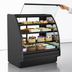Thumbnail image #3 for Structural Concepts Fusion 123-3/8 Inch Wide Curved Refrigerated Service Case with Lift-Up Front Glass and Remote DX Refrigeration