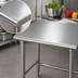 Thumbnail image #3 for Advance Tabco 30 Inch x 30 Inch Corner Stainless Steel Work Table with 16 Gauge 304 Top