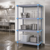Thumbnail image #3 for Quantum Millenia 24-Inch Wide x 24-Inch Deep x 74-Inch High Gray Polymer Stationary Starter Shelving Unit, 4 Shelves