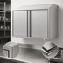 Thumbnail image #3 for Eagle Group WCH-54 54 x 15 x 28 Inch Wall-Mounted Stainless Steel Cabinet with Hinged Doors