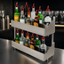 Thumbnail image #3 for Advance Tabco Special Value Underbar Basics Double-Tier Stainless Steel Speed Rail, 24 Inch