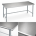 Thumbnail image #3 for Eagle Spec-Master 144 in. W x 36 in. D Flat Top Work Table with Galvanized Tubular Base