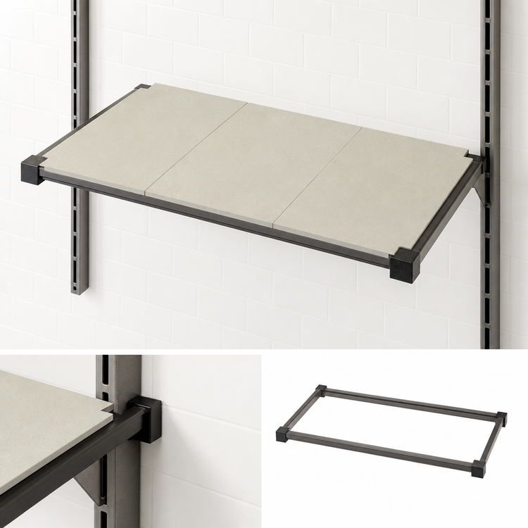 Product image #3 for Cambro Camshelving Elevation 30" W x 14" D Wall-Mounted Solid Shelf Kit