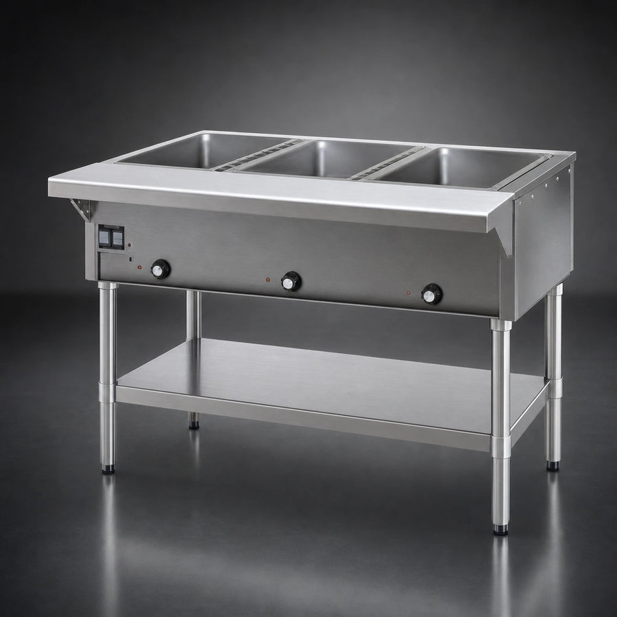 Stainless Steel Open Base Construction