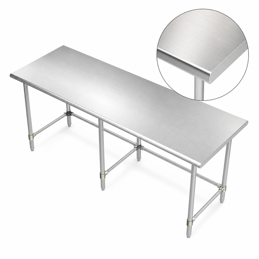 Reinforced Stainless Steel Top