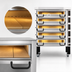 Thumbnail image #3 for PizzaMaster PM 925ED 5-Deck Electric Pizza Deck Oven with Ceramic Clay Stones