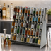 Thumbnail image #3 for Eagle Group Spec-Bar Countertop Mini Bottle Rack, 252-Bottle Capacity, 24 x 12 x 12 Inches, Stainless Steel