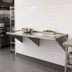 Thumbnail image #3 for Eagle Group Wall-Mount Stainless Steel Work Table, 72 x 30 Inches, 14 Gauge