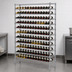 Thumbnail image #3 for Quantum Chrome-Plated Wire Wine Cradle Shelving Unit, 126-Bottle Capacity, 36W x 14D x 74H