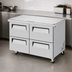 Thumbnail image #3 for Turbo Air Super Deluxe 48-1/4-Inch Wide Two-Section Mega Top Sandwich/Salad Prep Table with Flat Lid, 18-Pan Opening, and 4 Drawers