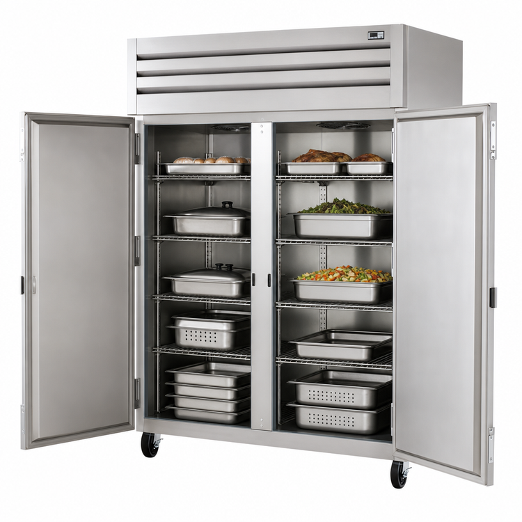 Product image #3 for SPEC SERIES Two-Section Reach-In Heated Holding Cabinet, Standard Depth