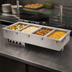 Thumbnail image #3 for Vollrath Four-Well Drop-In Electric Hot Food Well with Thermostatic Controls and Manifold Drain, 120V