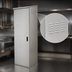 Thumbnail image #3 for Advance Tabco CAB-4-300 Free Standing Stainless Steel Underbar Storage Cabinet with Left-Hinged Door and 4 Shelves