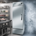 Thumbnail image #3 for Premium Line 27-Inch Low-Temp One-Section Upright Reach-In Freezer, 20 Cu. Ft., Bottom-Mount, Solid Door