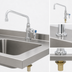 Thumbnail image #3 for Single Pantry Deck-Mount Faucet with 8-Inch Swivel Spout and Lever Handle
