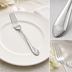 Thumbnail image #4 for Peacock 8-Inch European Table Fork, 18/8 Stainless Steel, Extra Heavyweight, Mirror Finish